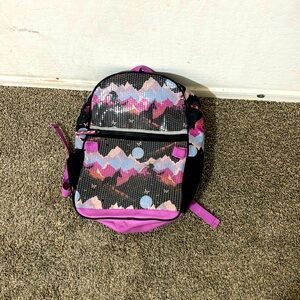 Girls backpack used unicorn style